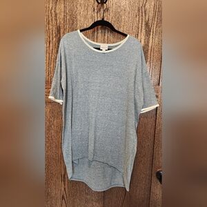 LuLaRoe Heathered Blue Irma Tunic